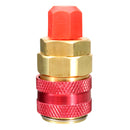 A/C R134A R12 Quick Connector Adapter Coupler Auto Manifold Gauge Low/High HVAC