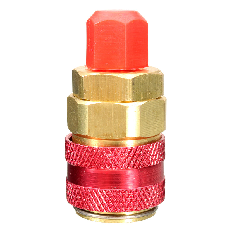 A/C R134A R12 Quick Connector Adapter Coupler Auto Manifold Gauge Low/High HVAC