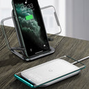 Baseus Rib Horizontal Vertical Wireless Charger 15W With Cable 1m for iPhone X S9 Mix 2S