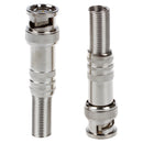 5pcs Solder Less Twist Spring BNC Connector Jack for Coaxial RG59 CCTV Came A5A1