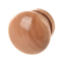 4 Pcs Cabinet Drawer 1.3" Diameter Round Wooden Pull Knobs Handles P4Q8