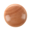 4 Pcs Cabinet Drawer 1.3" Diameter Round Wooden Pull Knobs Handles P4Q8