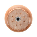 4 Pcs Cabinet Drawer 1.3" Diameter Round Wooden Pull Knobs Handles P4Q8