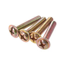 4 Pcs Cabinet Drawer 1.3" Diameter Round Wooden Pull Knobs Handles P4Q8