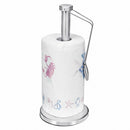 Bakeey Kitchen Storage Rack Paper Roll Towel Holder Bathroom Towel Tissue Shelf Self-adhesive Home Organizer Simple Stainless Steel Napkin Stander