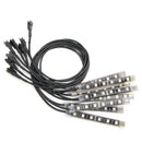 8X Multicolor 5050 LED Remote Light Strip For Kawasaki Honda BMW Halley Audi