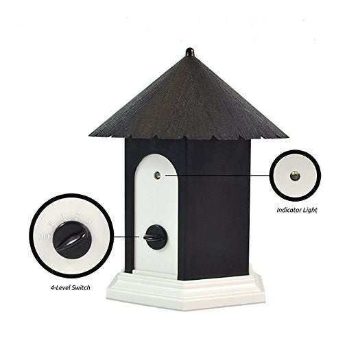 Loskii CS-B10 Waterproof Ultrasonic Outdoor Bark Control System for Pet Dog Anti-bark Training