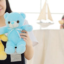 32cm Small LED Light Toys Plush Flashing Bear Toy Luminous Pillow Stuffed Soft Animal Doll