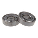 5 Pcs 12mm x 28mm x 8mm 6001Z Shielded Deep Groove Radial Ball Bearing