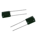 DC 100V 0.1uF Polyester Film 2A104J Capacitor 100 Pcs X9J5