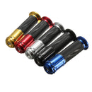 Universal 7/8 inch Rubber Gel Hand Grips Aluminum  Motorcycle ATV