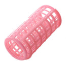 Lady Pink Plastic Magic Circle Hair Styling Roller Curler 10 Pcs