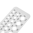 Stainless Steel 29 Size 1/16 to 1/2 Inch Drill Bit Gauge Bolt and Wire Gauge Drill Gauge