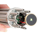 UniqueFire F8 R5 350LM 6Modes Stainless Steel LED Flashlight 18650