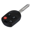 4 Buttons Car Keyless Entry Remote Key Fob Uncut Blade For Ford Focus