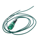 Neon Indicator Pilot Signal Lamp Green Light ACÃ‚Â 220V w Cable Q3V3
