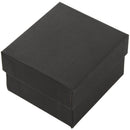 5X(Gift Boxes Case For Bangle Ring Earrings Watch Box Black G2V7)