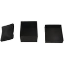 5X(Gift Boxes Case For Bangle Ring Earrings Watch Box Black G2V7)