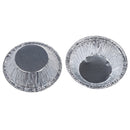 250 Pcs Circular Egg Tart Tins Cake Cups for Kitchen Baking