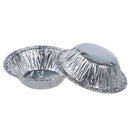 250 Pcs Circular Egg Tart Tins Cake Cups for Kitchen Baking