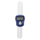 Adjustable Soft Band Royal Blue Housing Resettable Finger Counter