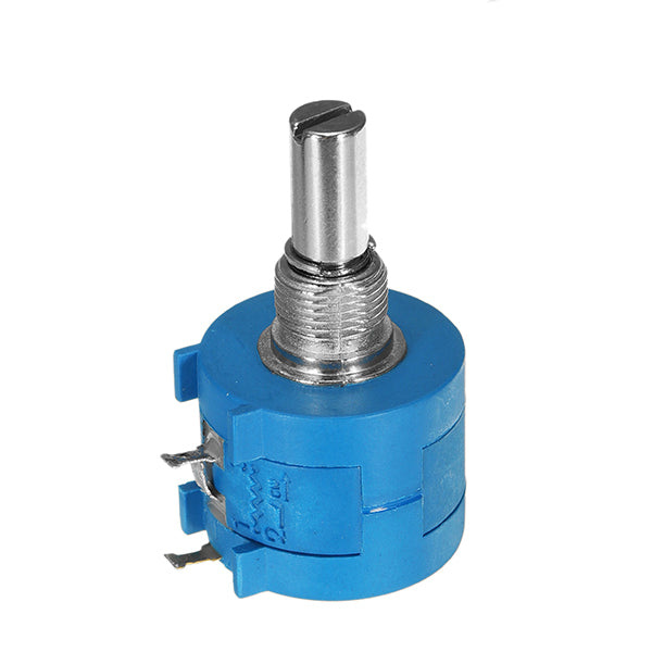 5pcs 3590S-2-502L 5K Ohm 2W Multi Turn Potentiometer With 10 Turns Counting Dial Rotary Knob Set