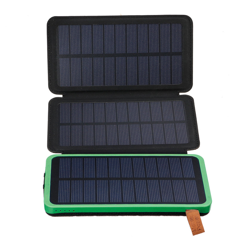 20000mAh Solar Panel Solar Charger 5W 5V/2A Foldable Solar Panel Charger Dual USB Mobile Portable Power Bank