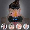 Portable Mini Electric Neck Massager Cervical Massage Stimulator+Remote Control