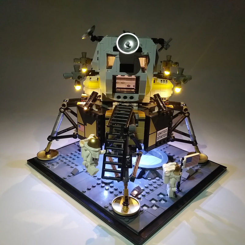 ONLY LED Light Lighting Kit For Lego 10266 Apollo 11 Moon Landing Bin Lighting