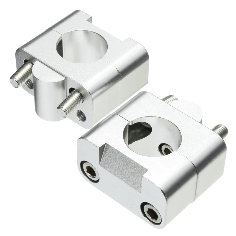 1 1/8" 28mm CNC Handlebar Fat Bar Riser Mount Clamp Adaptor for Pit Dirt Motorcycle