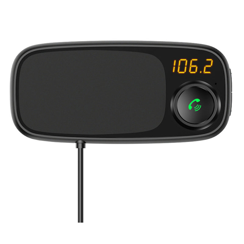 Bakeey QC 3.0 LED Display Fast Charging Car Charger bluetooth FM Transmitter Magnetic Phone Holder MP3 Music Player For iPhone XS 11Pro Huawei P30 Pro Mate 30 5G