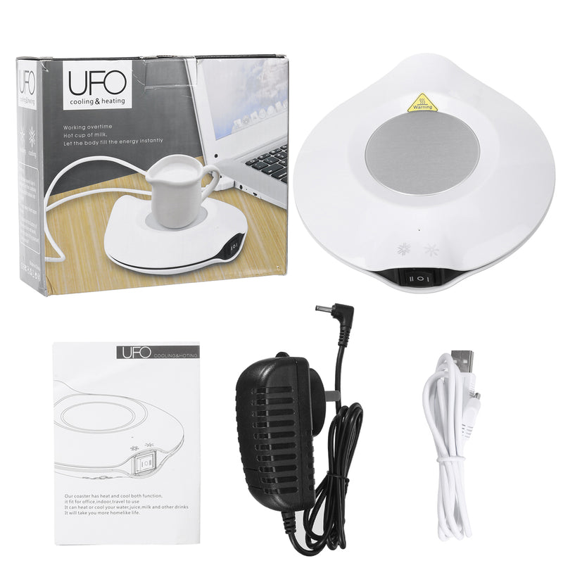 2 in 1 USB Cup Heater Cooler Plate Tea Milk Heating Cooling Pad For Home Office