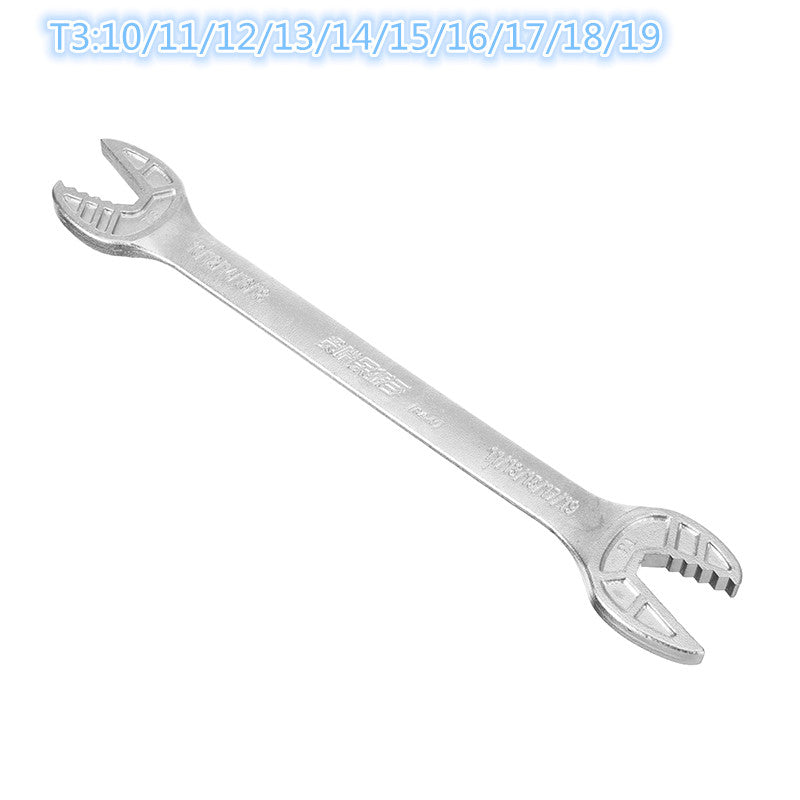 Raitool 10 In 1 Multifunctional Ratchet Wrench Spanner Universal Spanner Wrench Mechanism Works