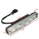2Pcs 10W DC 12V LED Daytime Driving Running Bumper Fog Lights Lamps Car Truck Boat SUV