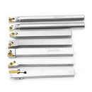 Drillpro Upgrade 21pcs 10mm Turning Tool Holder Lathe Boring Bar+Carbide Insert+Wrench Set
