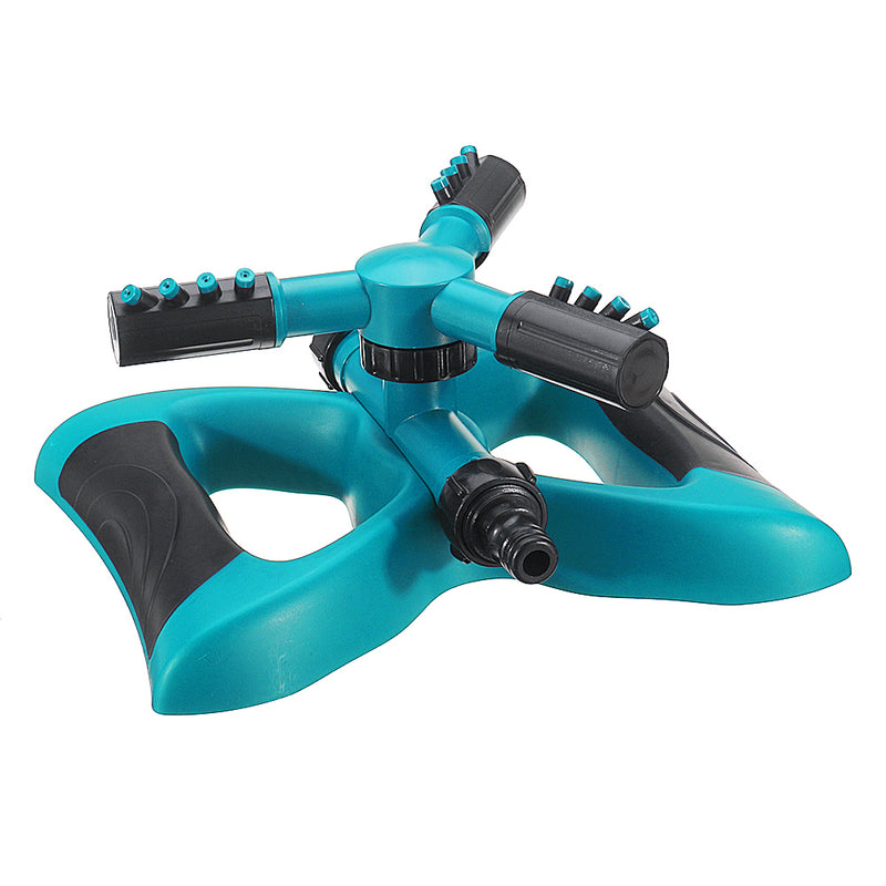 Automatic 360 Degree Rotating Garden Lawn Sprinkler Leak Free w/ Large Area Coverage Adjustable Gardening Watering Irrigation System