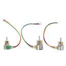 Machifit GA12BY15 DC 5V 30RPM 15RPM 5RPM Stepper Motor Gear Motor with All Metal Gearbox