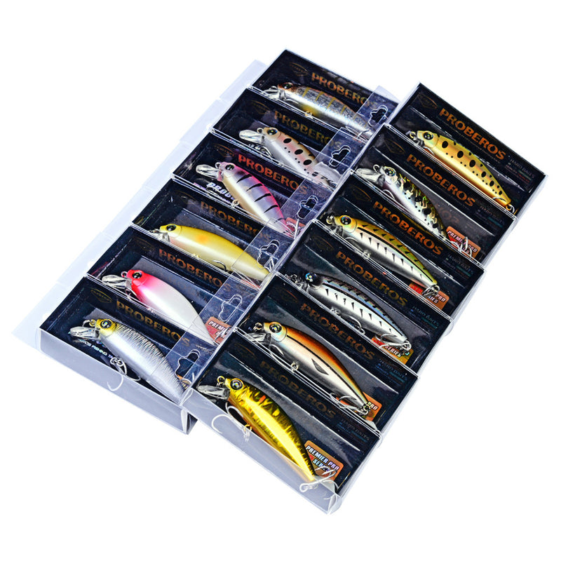 ZANLURE DW457 12pcs/set 8cm 11g Crank Popper Lure Fishing Lure Hard Bait Lake Crankbaits