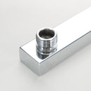 40cm Square Wall Mount Shower Extension Arm with Flange for Bathroom Shower Head