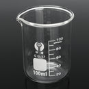 7Pcs 5 10 25 50 100 150 250mL Beaker Set Graduated Borosilicate Glass Beaker Volumetric Measuring Laboratory Glassware