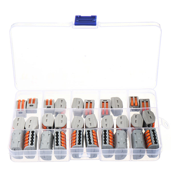30Pcs Quick Connector PCT212/213/215 2P 3P 5P Universal Terminal Block