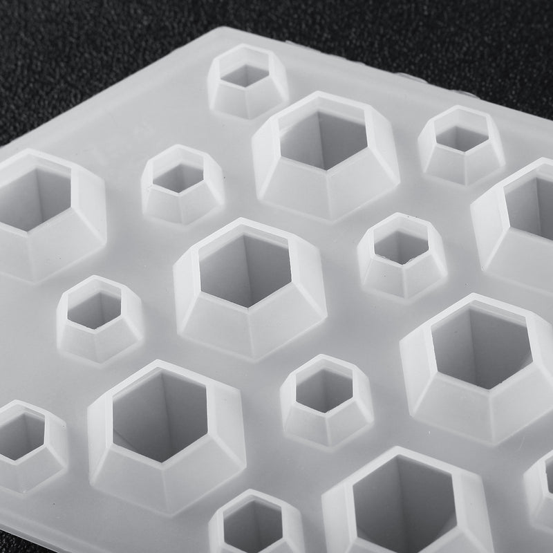 DIY Diamond Resin Casting Molds Silicone Jewelry Pendant Craft Making Mould