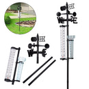 Multifunction Outdoor Garden Weather Station Meteorological Measurer Vane Tool Wind Rain Gauge Temperature Instruments