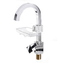 Mini Drain Rack Kitchen Sink Faucet Sponge Soap Cloth Storage Dish Drying Holder Shelf