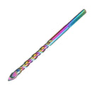 Drillpro 6-12mm Colorful Triangular Ceramic Tile Drill Bit 6/8/10/12mm Glass Drill Tool for Glass Wood Tiles Marble
