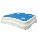 Bath Step Stackable Disability Safety Aid Anti Slip Grip Shower Half Foot Pegs Step Stool