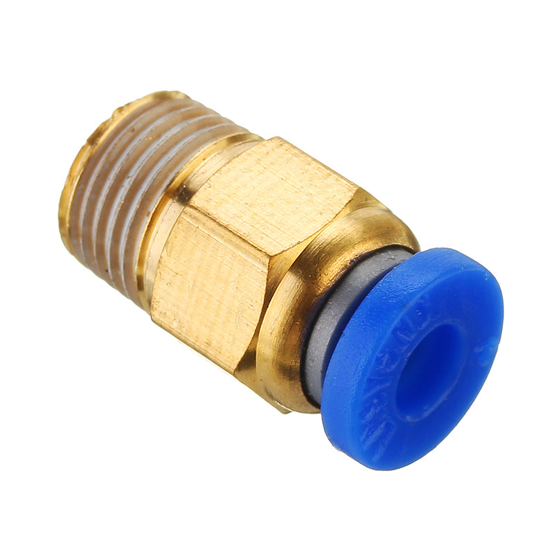 1.75mm/3mm Brass Pneumatic Connector Quick Joint For 3D Printer J-head Remote Extruder
