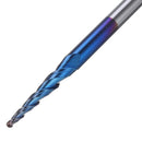 Drillpro NACO-blue R0.25/ R0.5/ R0.75/ R1.0 *20*D6*50 2 Flutes Ball Nose Milling Cutter