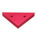 T2 Aluminum Alloy 90 Degrees Height Triangle Ruler Woodworking Metric and Inch Triangular Clamping Ruler Measuring Ruler