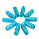 Suleve M3AS2 10Pcs M3 10mm Knurled Standoff Aluminum Alloy Anodized Spacer